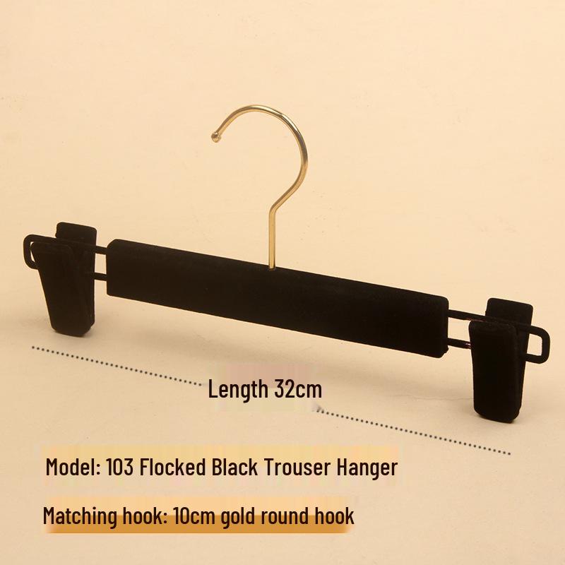 Women's Non-Slip Wide Shoulder Flocking Hanger for Wedding Dresses