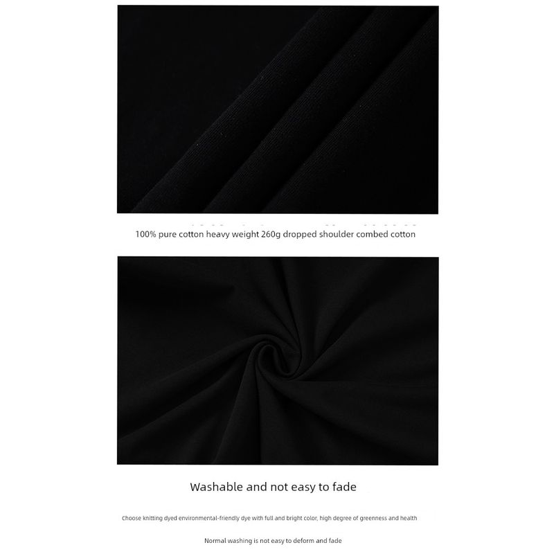 Wassup Heods Year of the Dragon Trendy Short-Sleeved T-Shirt for Men, Summer Loose Oversize Pure Cotton Couple Tops