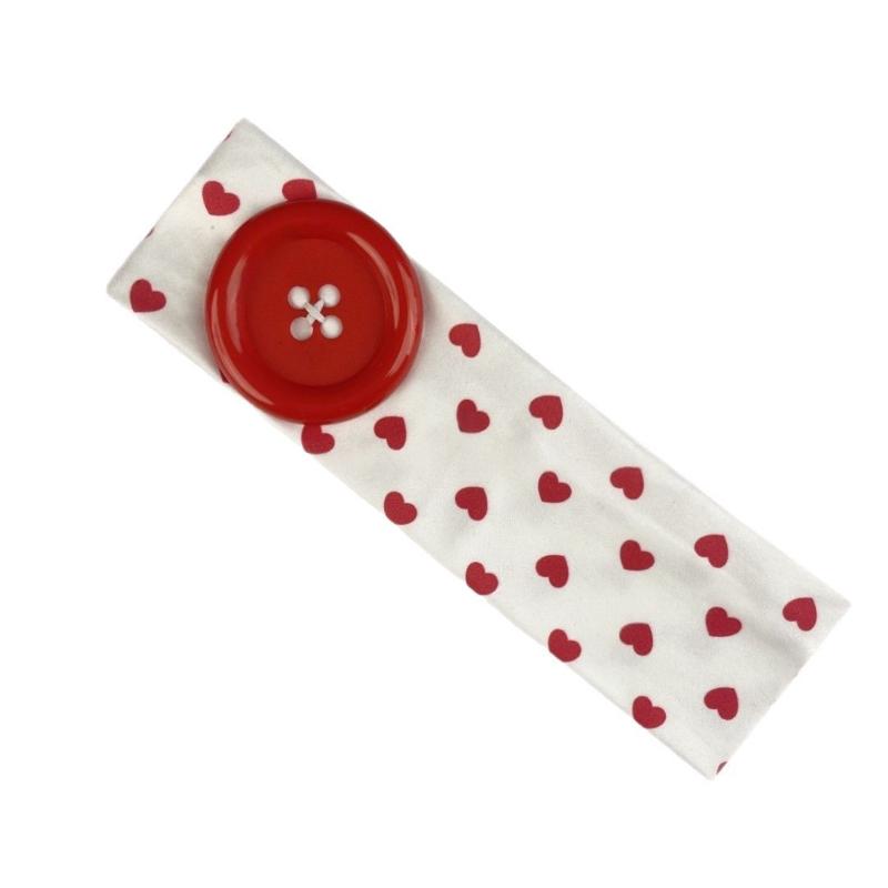 Summer Dopamine Large Button Wave Dot Headband Fashionable Ins Style Elastic Headband Sports Fitness Sweat-Absorbent Hairband