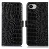 For iPhone 16e Case RFID Blocking Wallet Flip Genuine Cow Leather Phone Cover