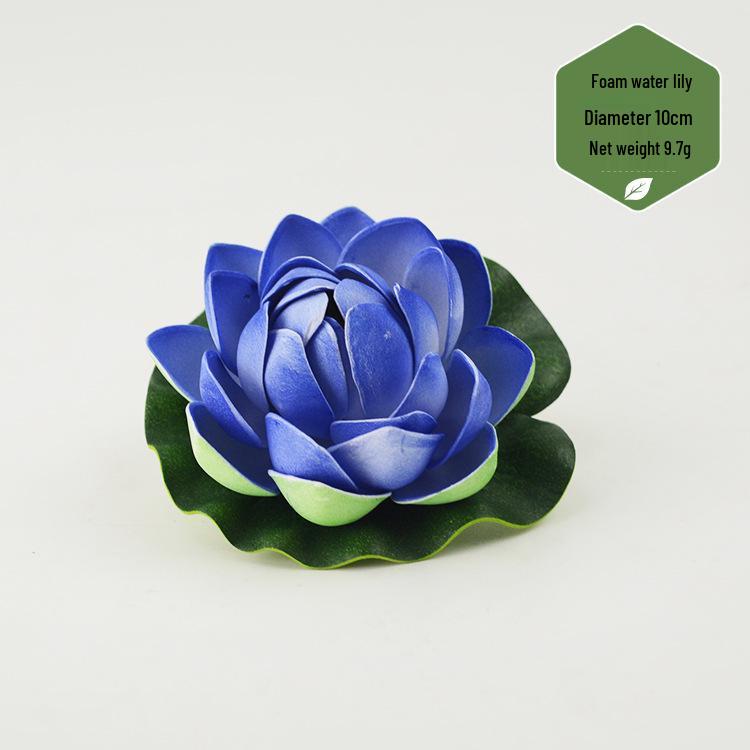 Artificial Lotus Leaf & Lotus Flower Pond Decorations for Fish Tanks & Living Rooms