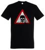 Skull Sign Mens T-Shirt Gothic Horror Skull Medieval LARP Lovecraft Logo