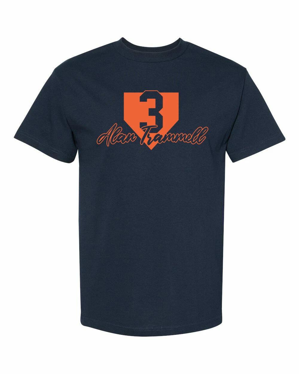DETROIT Name And Number Alan Trammell #3 Unisex T-Shirt S-XL FREE S&H! 2XL