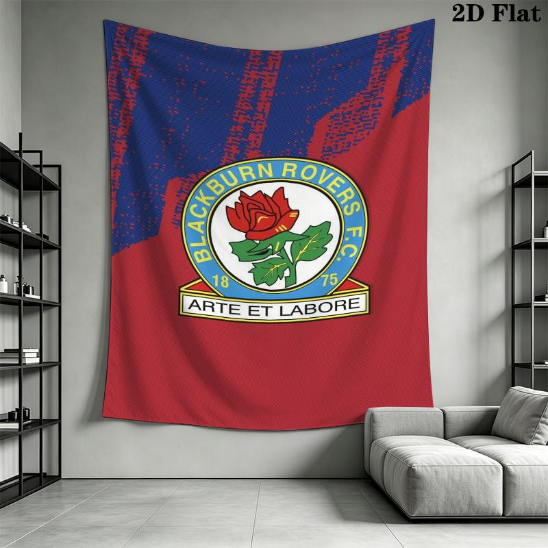 Arazzo da Parete Bristol Rovers fc Appeso Estetico alla Parete Coperta in Tessuto Stampato Arazzi Decorativi per Camera da Letto Soggiorno Arredamento per la Casa