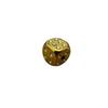 Colored Dice Guitar Knobs with Wrench - Gold and Silver Guitar Accessories