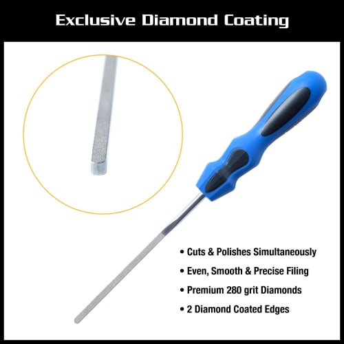 MUSICNOMAD Diamond-Coated E-File MN830: Easier Fret End Filing