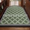 Geometric Entry Door Porch Leather Floor Mat High-Grade Waterproof And Oil-Proof Foot Pad Can Be Cut Non-Slip Leave-In Pad