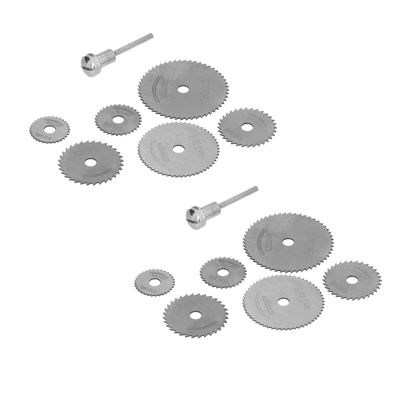 

2 Sets Circular Saw Blade High Speed Steel Rotating Drill Cutting Disc Wheel Replacement
