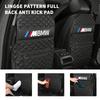 Car Seat Back Leather Anti Kick Mat Storage Bag Protector Pad For BMW M Performance Alpina M3 M5 M6 X1 X3 X4 X5 G20 FD8