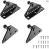 10MM Gas Struts Mounting Bracket Ball Stud for Gas Shock Lift Supports, Black