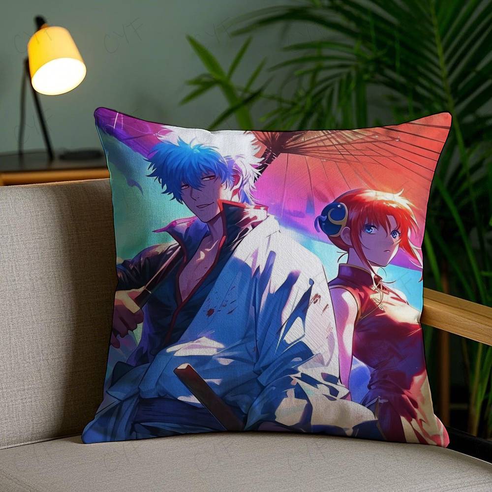 Hot G-Gintam-A Anime Pillow Case Custom Printed Brushed Fleece Pillow, Baby Skin-Touch, Eco-Friendly Dye-Sublimation Cushion For