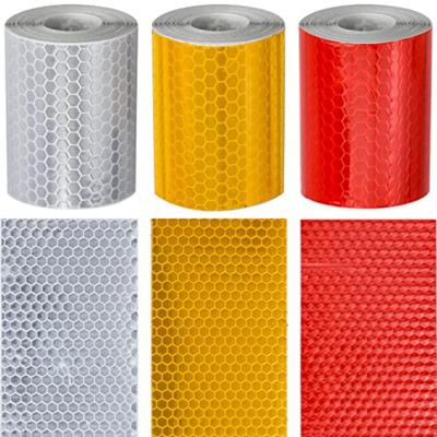 Αυτοκόλλητο 3 Roll Selfreflective Tape 3M X 50Mm Reflective Tape Προειδοποιητικές ταινίες Προειδοποίηση δρόμου Καρτέλ αντανακλαστικού μαρκαδόρου Αυτοκόλλητο φορτηγό Ρυμουλκούμενα αυτοκινήτου