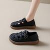 Two Wearing Hollowed-out Casual Single Shoes for Women's Summer and Autumn New Soft-soled Breathable Hole Sandals Mori Lazy Shoes for Women