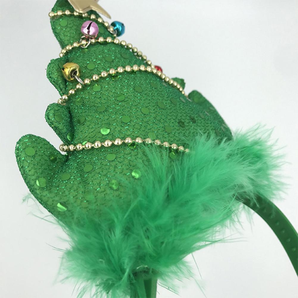 Christmas Headband Cute Christmas Tree Hair Hoop Costume Stunning Decorative Xmas Tree Headband