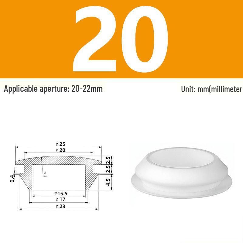 High-Temp Resistant Silicone Rubber Stopper with Card Slot Sealing Cap
