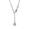 Small Square Collarbone Chain, Japanese Girlfriend Gift, Broken Silver Necklace, Zircon Rubik'S Cube Pendant Chain, Sweater Chain.