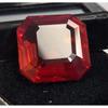 Beautiful Natural Mexican Fire Opal 21-22 Ct Asscher Cut Certified Gemstone