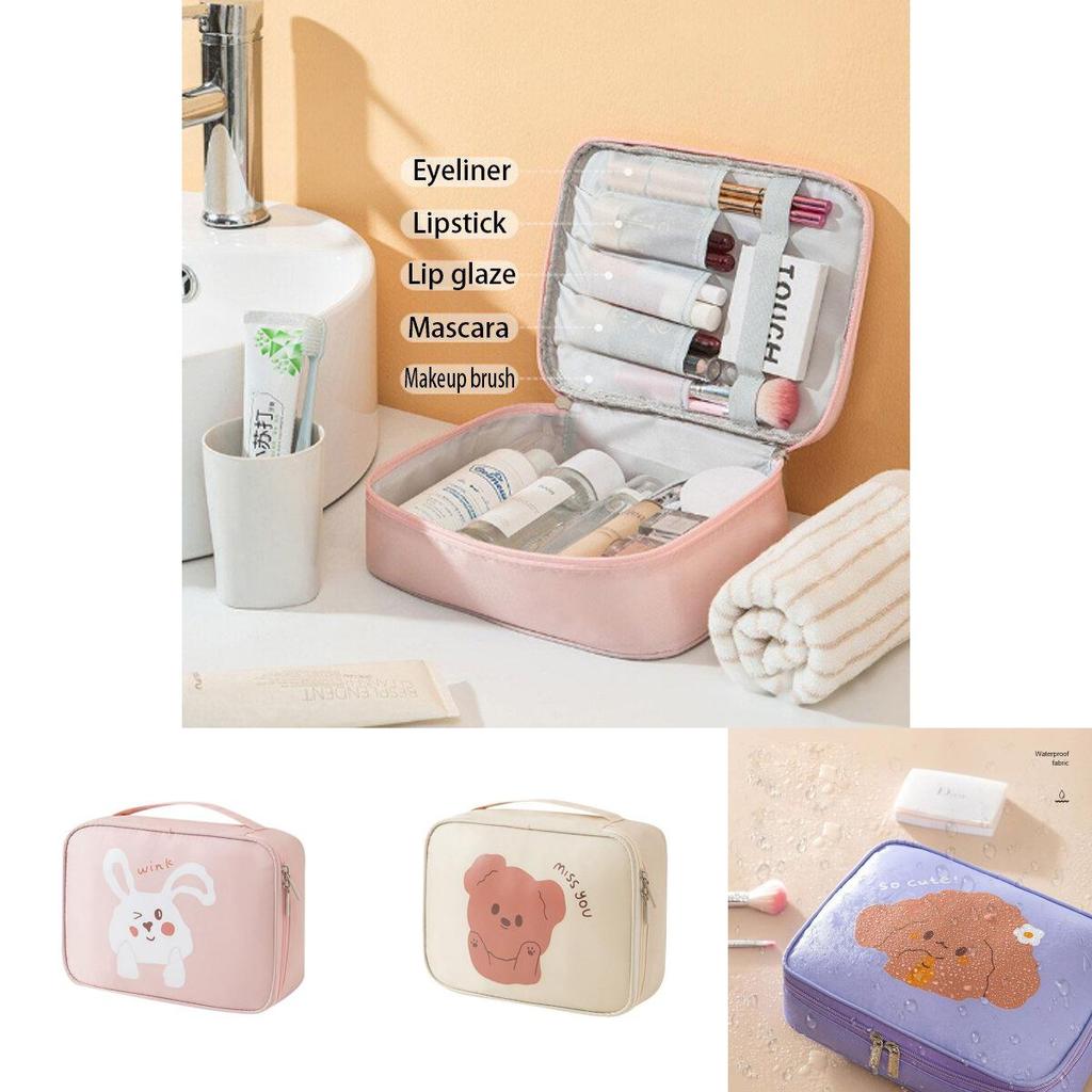 Elegante Mädchen Make-up Tasche mit hoher Kapazität für Toilettenartikel und Reiseutensilien