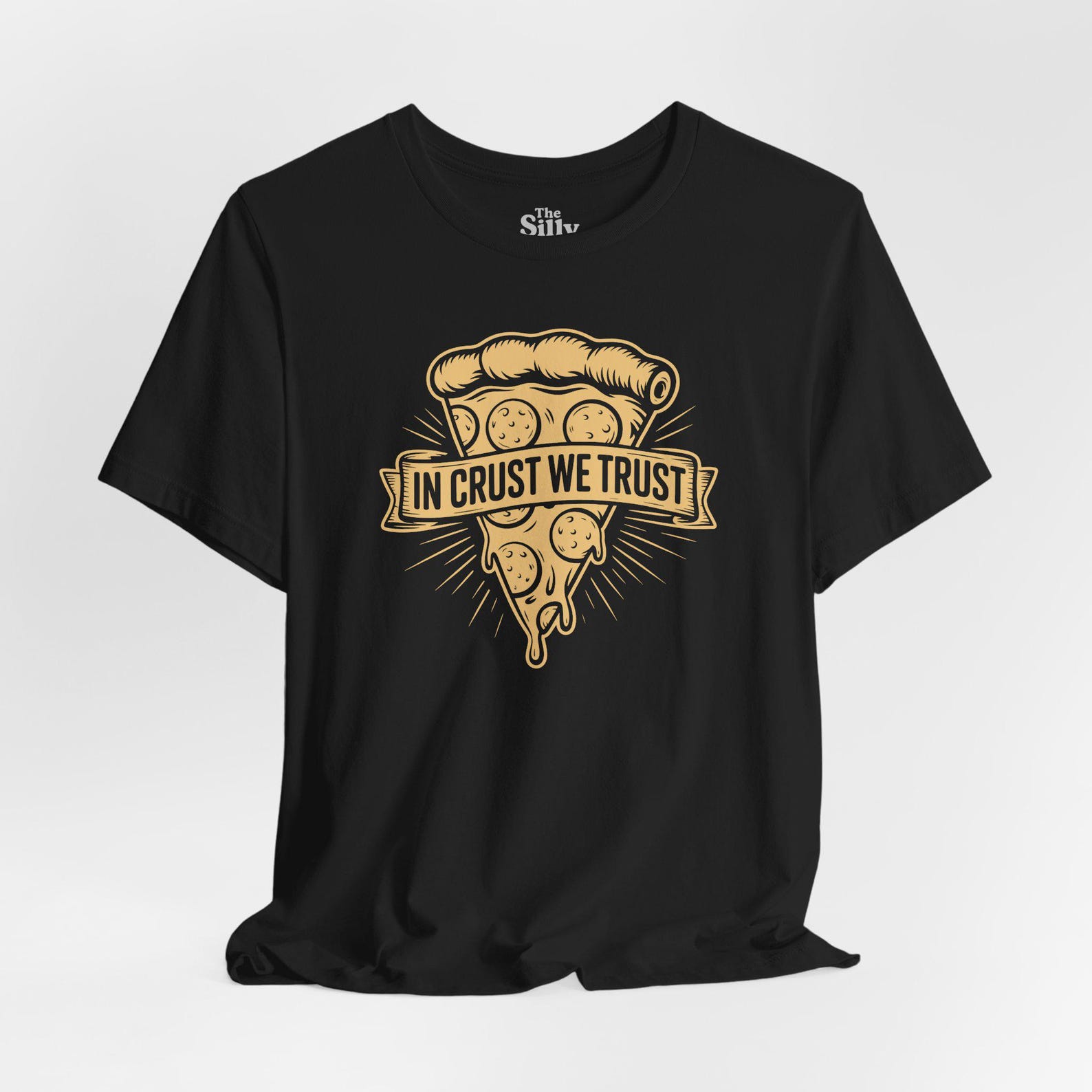 Pizza Lover Shirt, Funny Pizza Graphic Tee, Food Lover T Shirt, Pizza Slice Gift, Casual Black Tee M