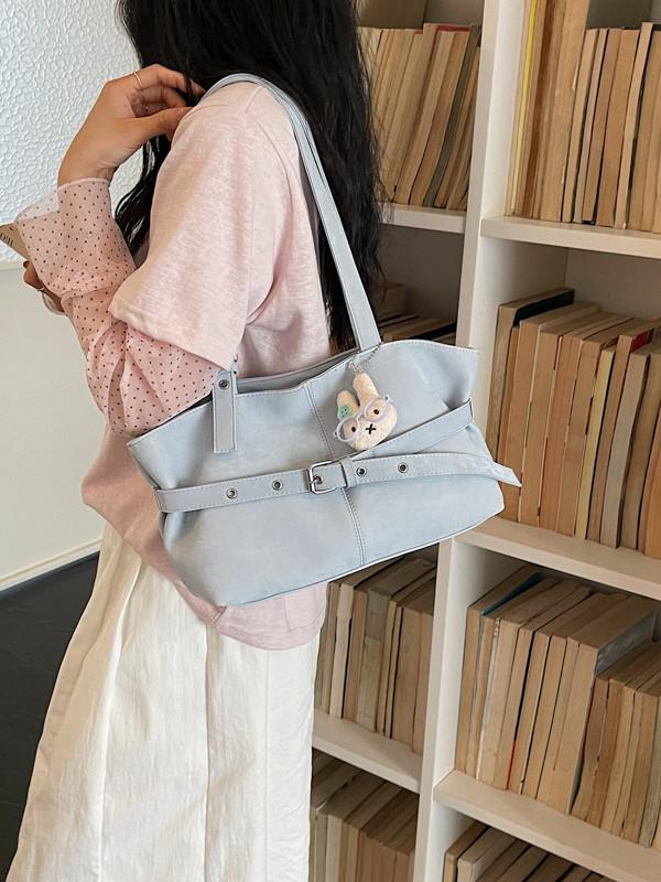 2026 New Style Korean Women's Daily Commute Bag - Fashionable Large Capacity Single Shoulder Tote