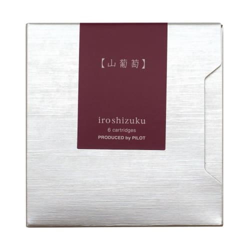 

Картридж для перьевой ручки Pilot Iroshizuku 0,9 куб. см Wild Grape 6 шт. IRF6SYB