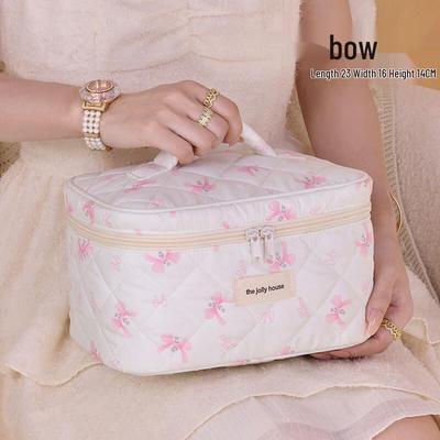VeiPello Cute Bowknot Cosmetic Travel Bag