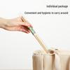 Meiliya 100-Pair Individually Wrapped Carbonized Bamboo Chopsticks