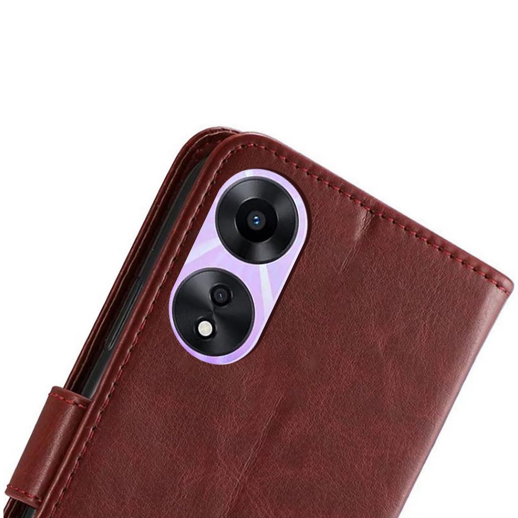 WBWONE Cover Portafoglio In Pelle Per OPPO A98 5G – Custodia A Libro Con Slot Carte, Supporto E Chiusura Magnetica, Rosso