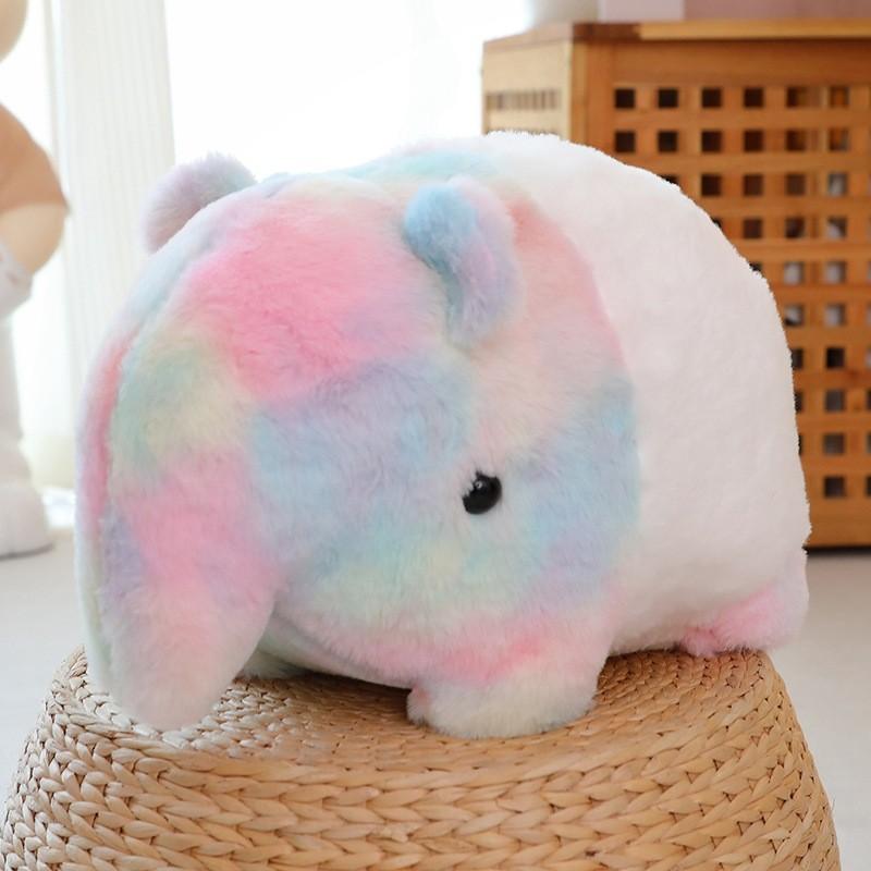 Rainbow Tapiridae Cartoon Plush Toys Cute Children Sleep Soothing Gift Dolls
