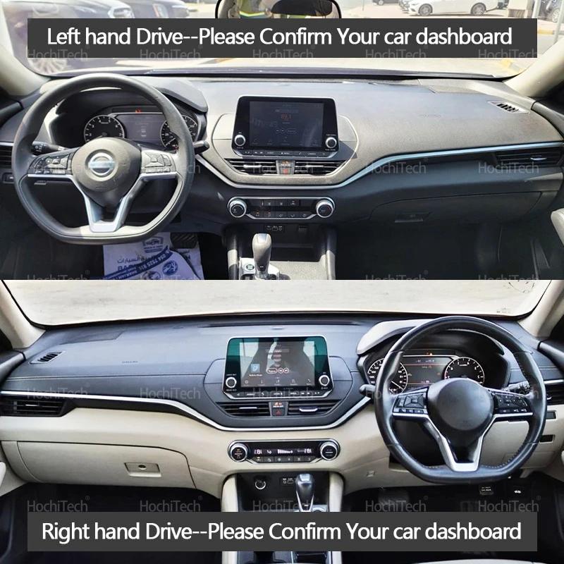 For Nissan Altima L34 2019 2020 2021 2022 2023 Dashboard Cover Pad Car Liner Anti-UV Mat Sunshade Dashmat Carpet Dash