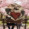 1PC Warner Heart Queen Umbrella-8-Rib Reinforced, Automatic Open, Lightweight-A111