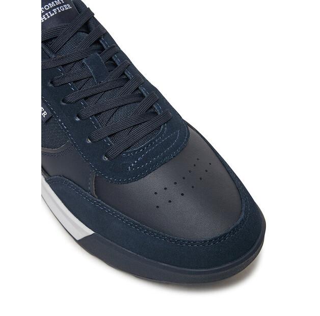 Мужские кроссовки Tommy Hilfiger Retro runner mix rwb fm0fm05371 granatowy