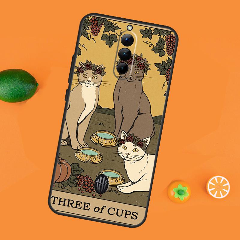 Katzen Tarot Hexerei Hülle Für ZTE Nubia Red Magic 10 Air 6S 7S 6 7 Pro RedMagic 11 10 9 8 8S 9S 10S Pro Plus Cover
