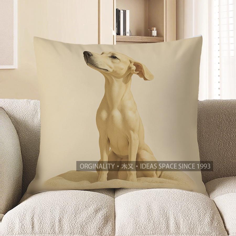 Home Decor Cute Dog-Printed Pillow For Home Decor Pattern Cushion Cover Suitable For Sofa Bedroom Car Pillow Cover