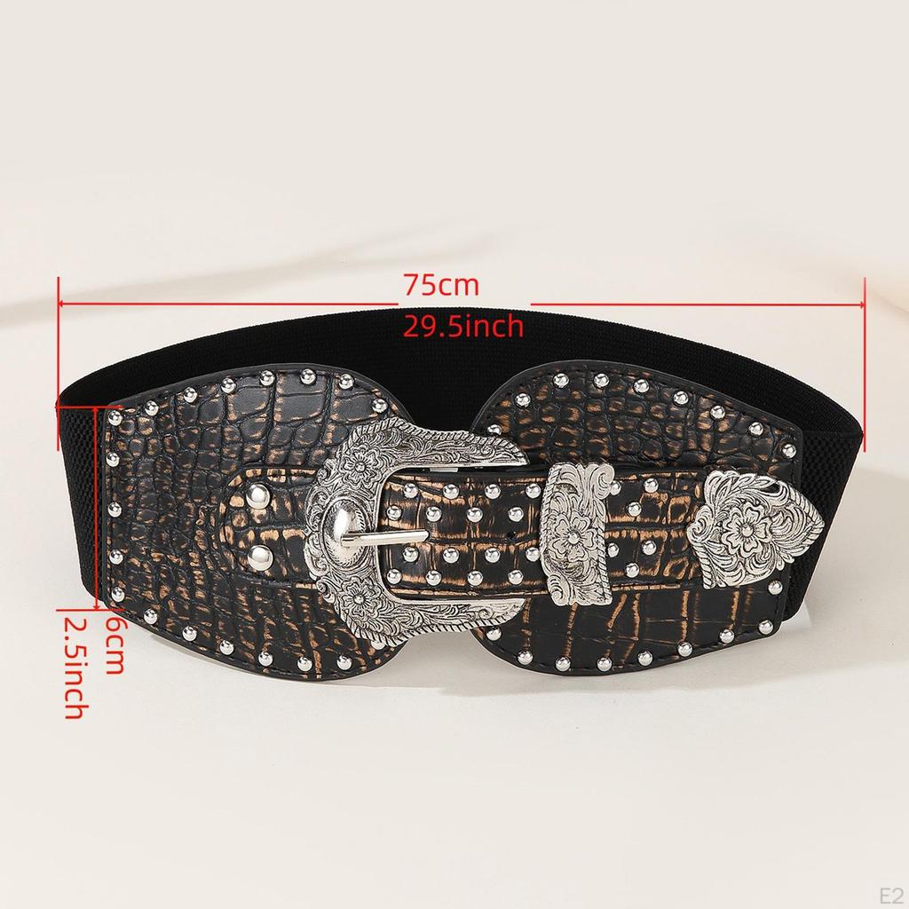 Womens Elastic Waist Belt Portable Dress for Coat Blouse Clothing Accessory