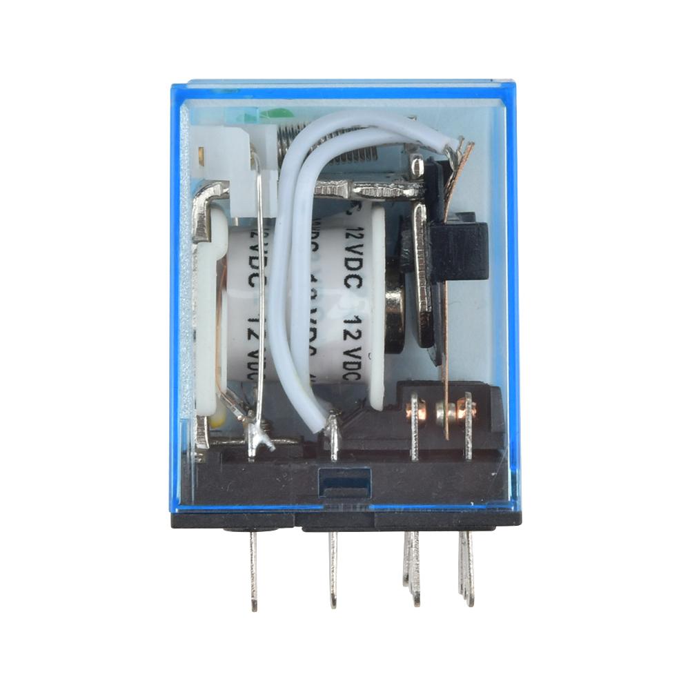 

MY4NJ Маленьке електромагнітне універсальне реле 14-контактна клемна котушка Power Relay Компактне та портативне DC12V DC24V AC110V AC220V Base socket