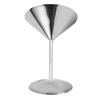 Weinglas aus Edelstahl Metall-Weinkelch Isoliertes Rotweinglas Cocktail-Champagnerkelch für Heimparty