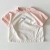 Korean Style Unisex Baby Cotton T-Shirt - Short Sleeve, Lightweight, and Versatile.
