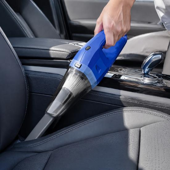 Portable Car Vacuum Cleaner Handheld with Multi-Nozzles, 4000Pa High Power Dust Collector for Vehicle Maintenance Cordless Vacuum, Deep Cleaning