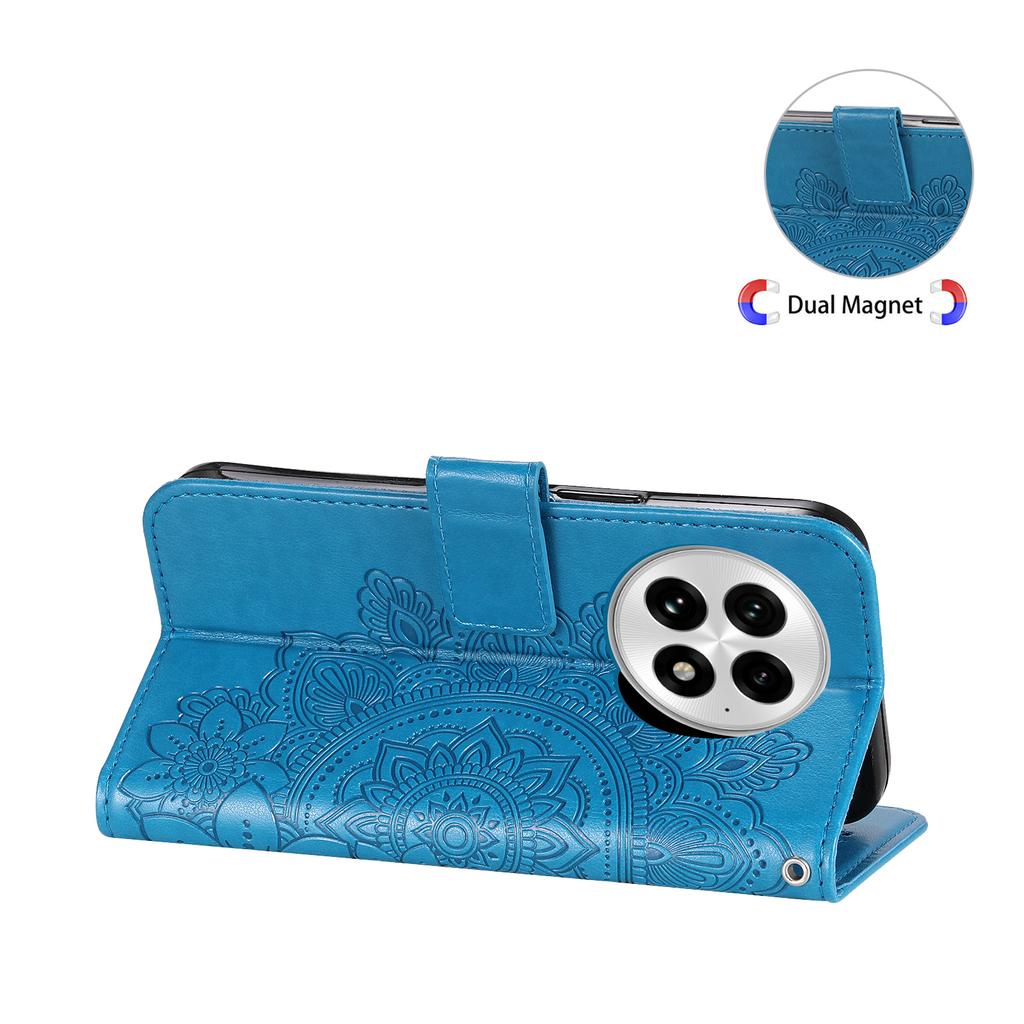 For OnePlus 13 Case Floral Pattern PU Leather Wallet Stand Phone Cover