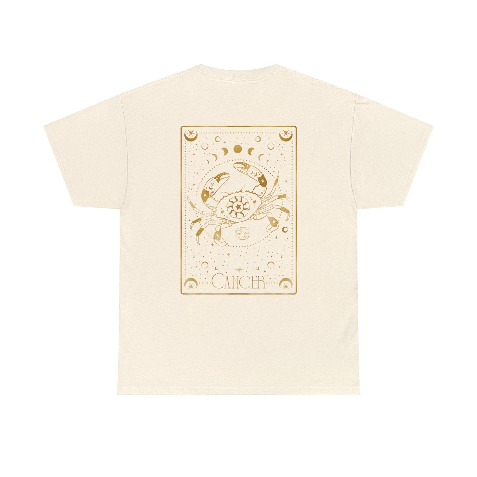Cancer Zodiac T-shirt: Horoscope Sign Astrology Tee M