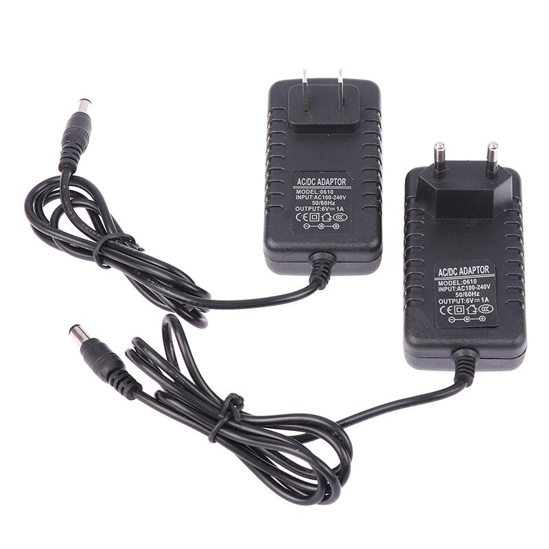 Ac 100-240V To Dc 6V 1A Adapter Power Supply Charger For Blood Pressure Monitor Sphygmomanometer Tonometer