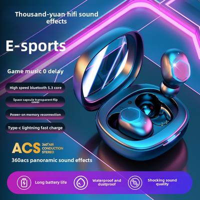 Nová sluchátka Bluetooth Bezdrátová sluchátka do uší Ultra dlouhý pohotovostní režim Poslech hudby Sportovní běh