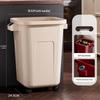 Boyiduo Nordic Style Trash Can with Wheels