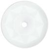 Lavabo - VIDAXL - 36x14 cm - Céramique - Blanc - Design de diamant