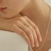 LUNNE Silver Sensual Wave Ring #LSR03