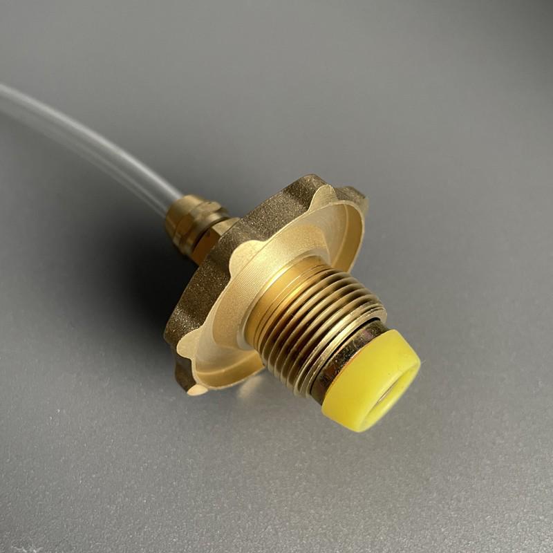 Reusable Outdoor Gas Canister Inflation Valve - Dual-Ended Connection Line