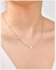 Heart Necklace Anti-allergy Stainless Steel Choker Chain Link Necklaces for Women Dainty Minimalist Fashion Accessories