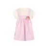 Teenie Weenie Kids Girl's T-shirt & Suspender Skirt Set