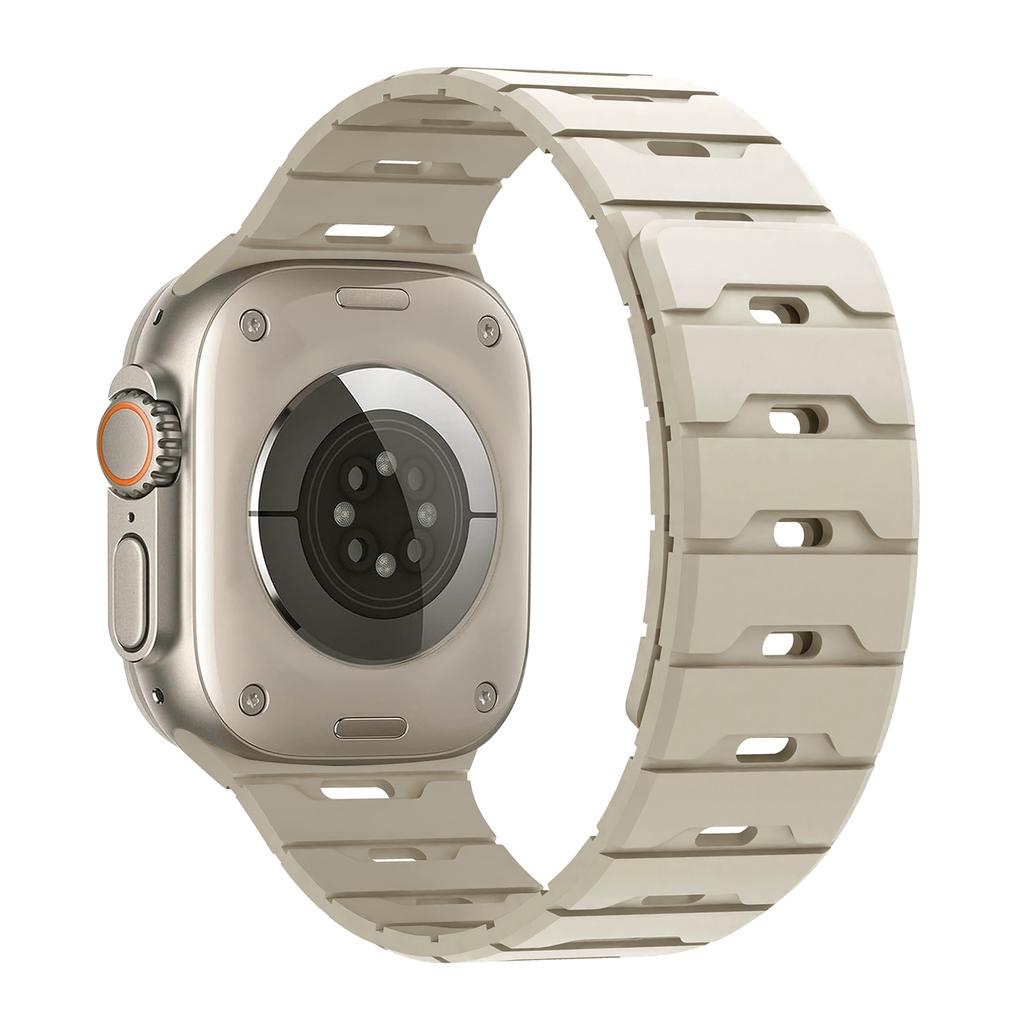 Magnetyczny pasek do Apple Watch Ultra 3/2 49mm 38 40mm 45mm 46mm 44 41mm sportowy pasek do iWatch 11 10 9 8 7 6 SE silikonowa bransoleta